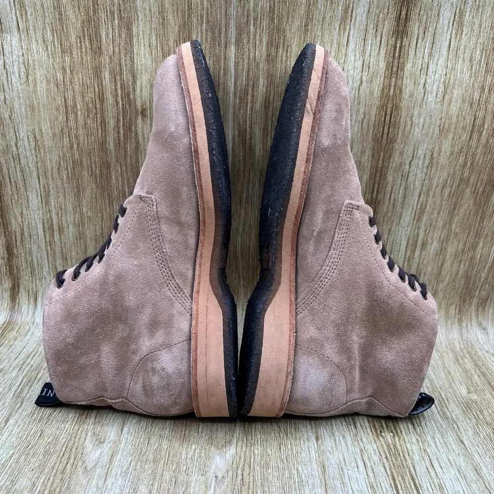 AllSaints Matthias Chukka Boots Men's Size 9 EU 42 Brown Suede‎ Ankle Shoes